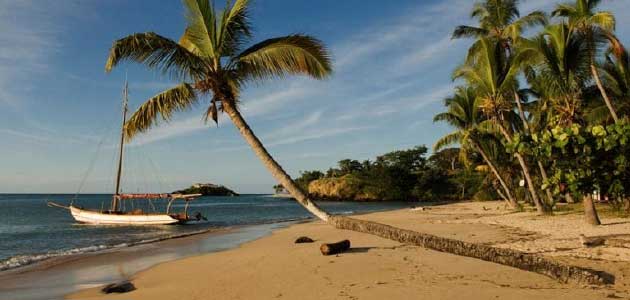 Beach at Sao Tome Island