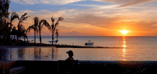 Sunset at Thanda Island Tanzania