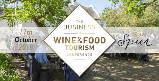 Business of Wine and Food Tourism Conference 2018 Spier Header