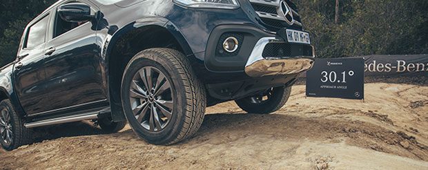 Mercedes-Benz X-Class 30-Degree incline