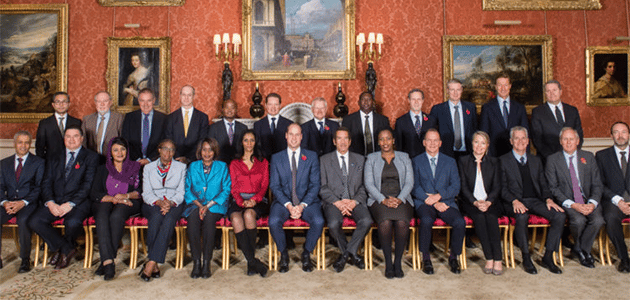 Gathering at Buckingham Palace 