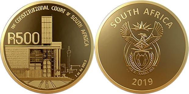 SA Mint 2019 SA25 R500 Gold Coin
