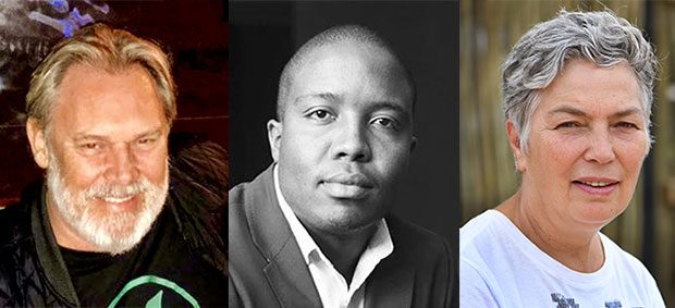 Steve Massey, Mac Mabidilala and Sheryl Ozinsky