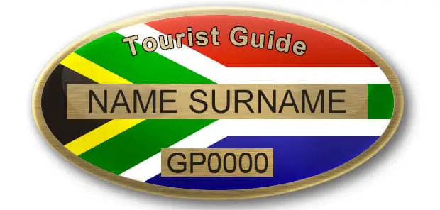 Tourist Guide Badge South Africa