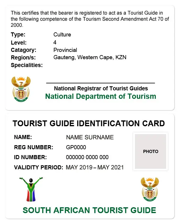 Tourist Guide Identification Card