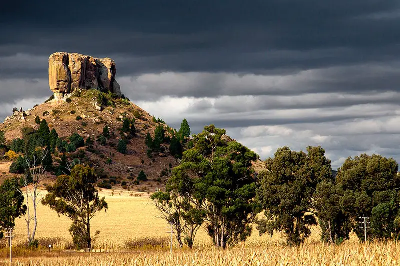 mountain kopje in Ficksburg South Africa