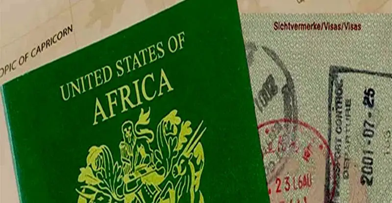 United States of Africa Passport
