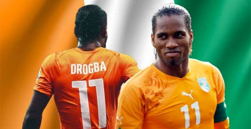soccer star Didier Drogba