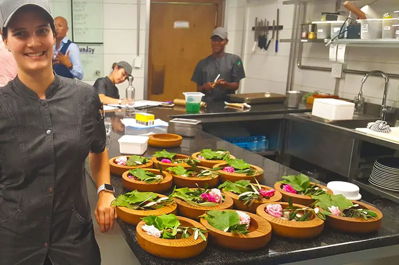 Head Chef Nicole Loubser from Gate at Quoin Rock