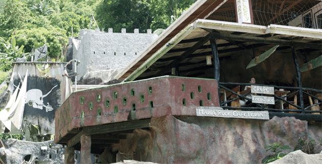 Maria's Rock Cafeteria in Mahe, Seychelles