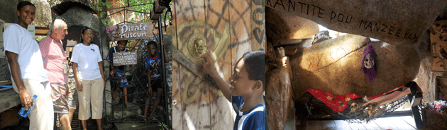 Entrance to the Pirate Museum, Mahe, Seychelles